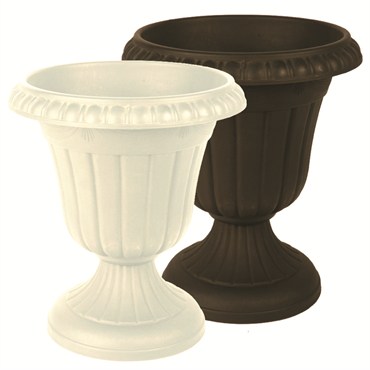 PSW TRADITIONAL PLASTIC URN 10X12 WHITE 18 CS BFG Supply