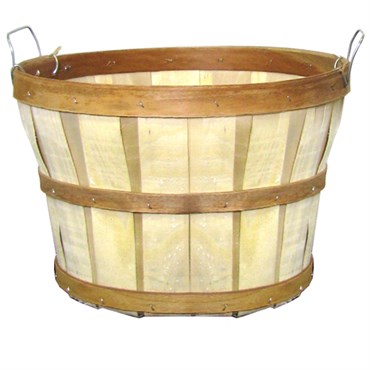 Grower Select 1/2 Bushel Basket with 2 Loop Handle Natural (12/cs 27cs ...