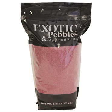 Exotic Pebbles 5# Pink Decorative Sand | BFG Supply