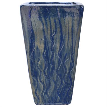 MCarr 2pc Tall Seagrass Planter Antique Blue | BFG Supply