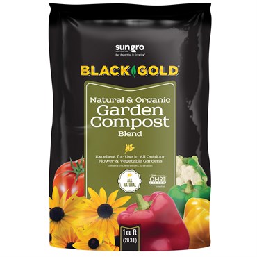 Black Gold Garden Compost OMRI - 1 cu ft - (70/PL) | BFG Supply