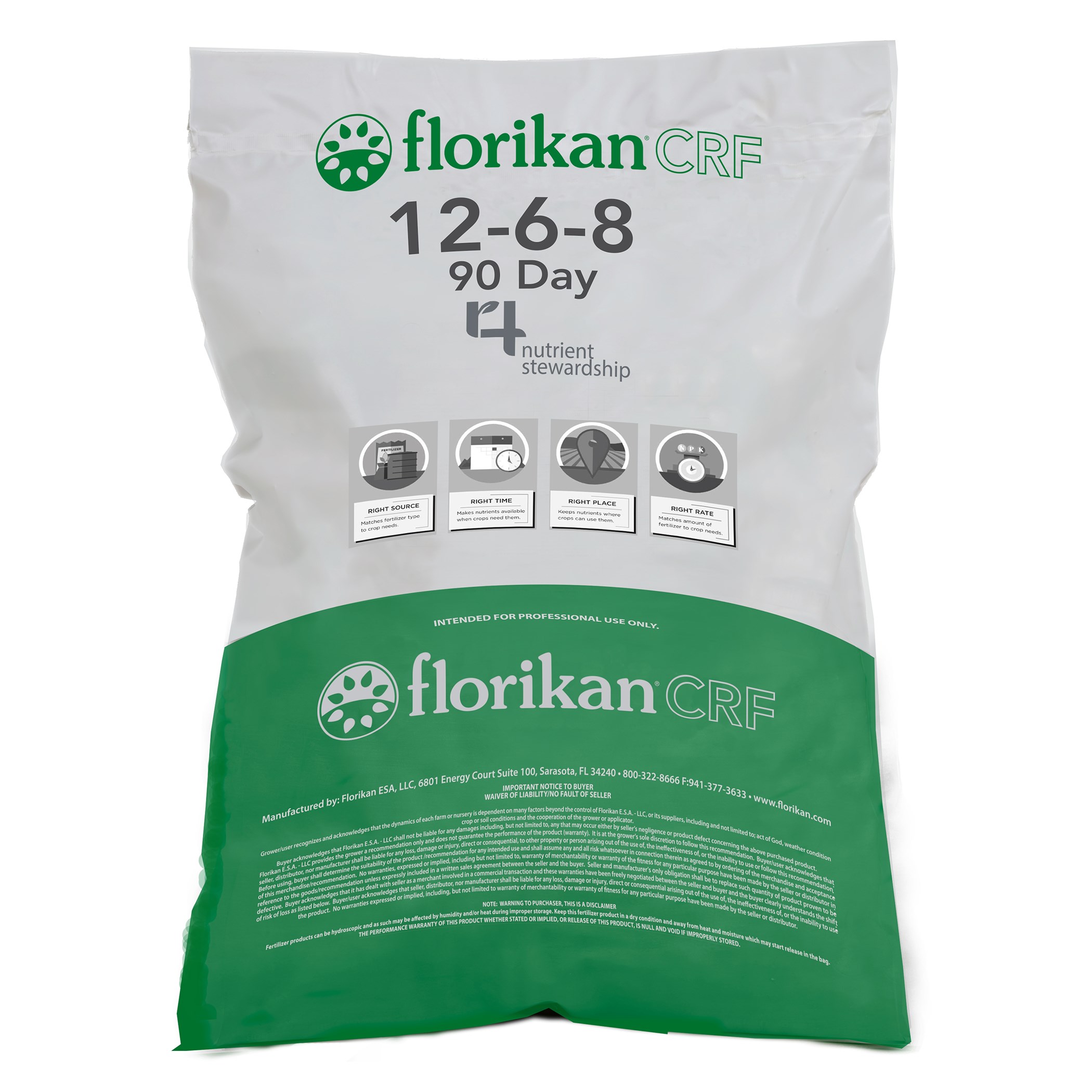 Florikan® 12-6-8 NPK Pro Fertilizer 90 Day FS 50lb
